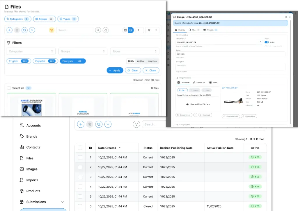 dPivot admin interface